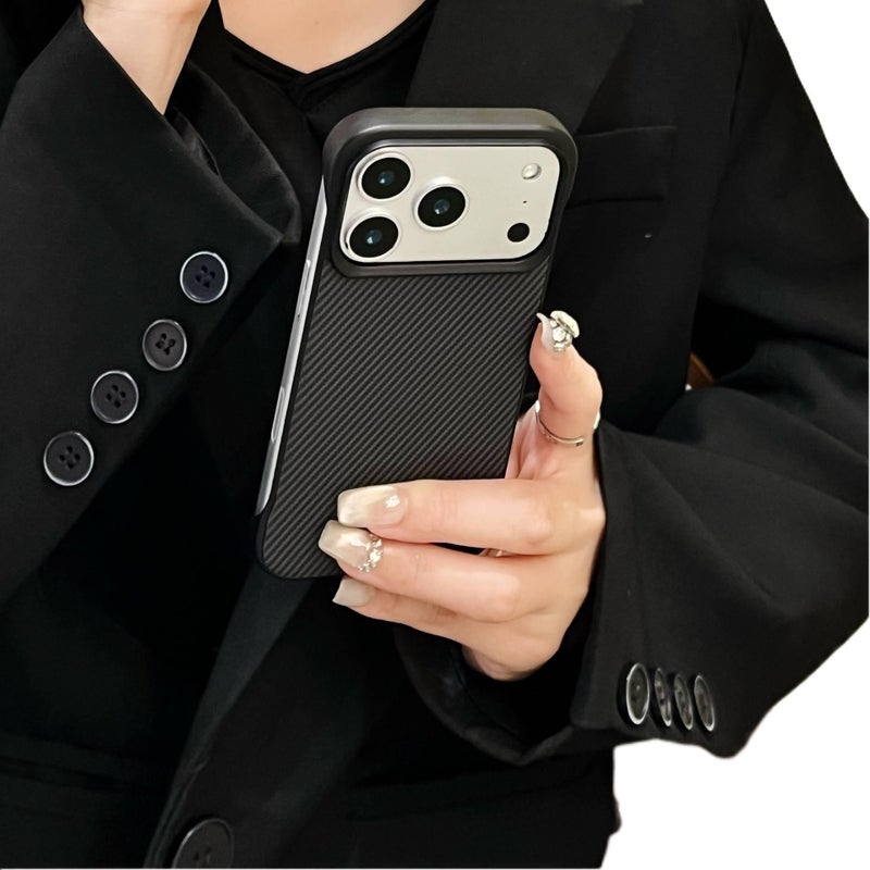 iPhone 15 Plus Protective PC for iPhone 15 15 Plus 15 Pro 15 Pro Max with Frameless Design and Half Wrapped Design and Anti Slip Grip in White - Image 3