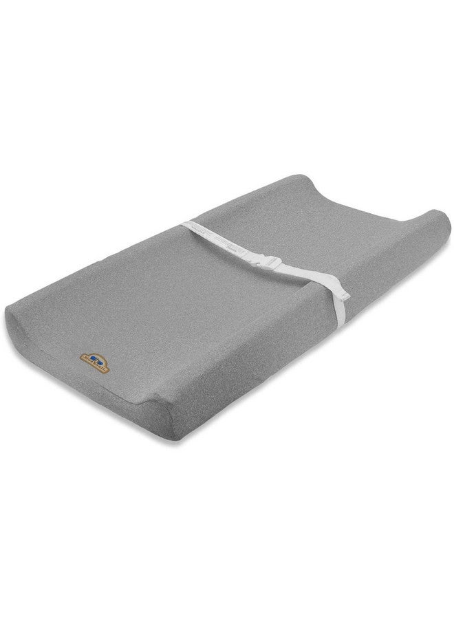 BlueSnail Super Soft And Stretchy Changing Pad Cover 2Pk By Bluesnail (Heather Grey) - Image 5