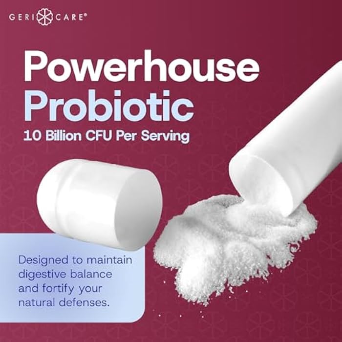 GeriCare S. Boulardii Probiotic Saccharomyces Boulardii - Probiotics for Digestive Health for Women & Men - 500mg - Compare to The Active Ingredient in Florastor Probiotic Gut Formula (50 Capsules) (12 Pack) - Image 5