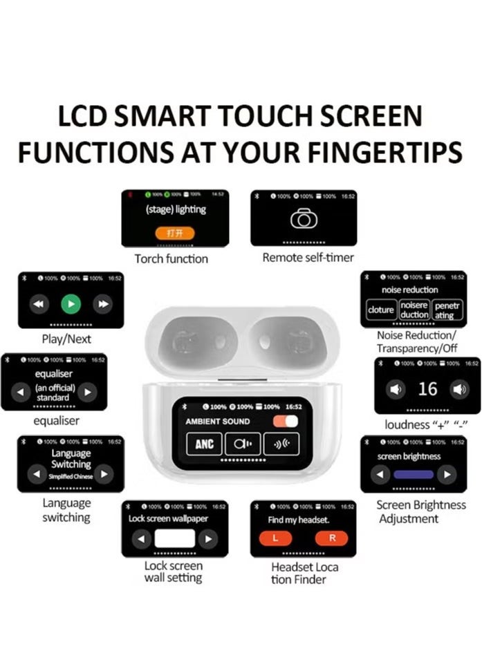 AI Language Translator Earbuds,Translation Earbuds Real time，150 Languages Bluetooth Translator Device, Translation Device for Travel Business Learning