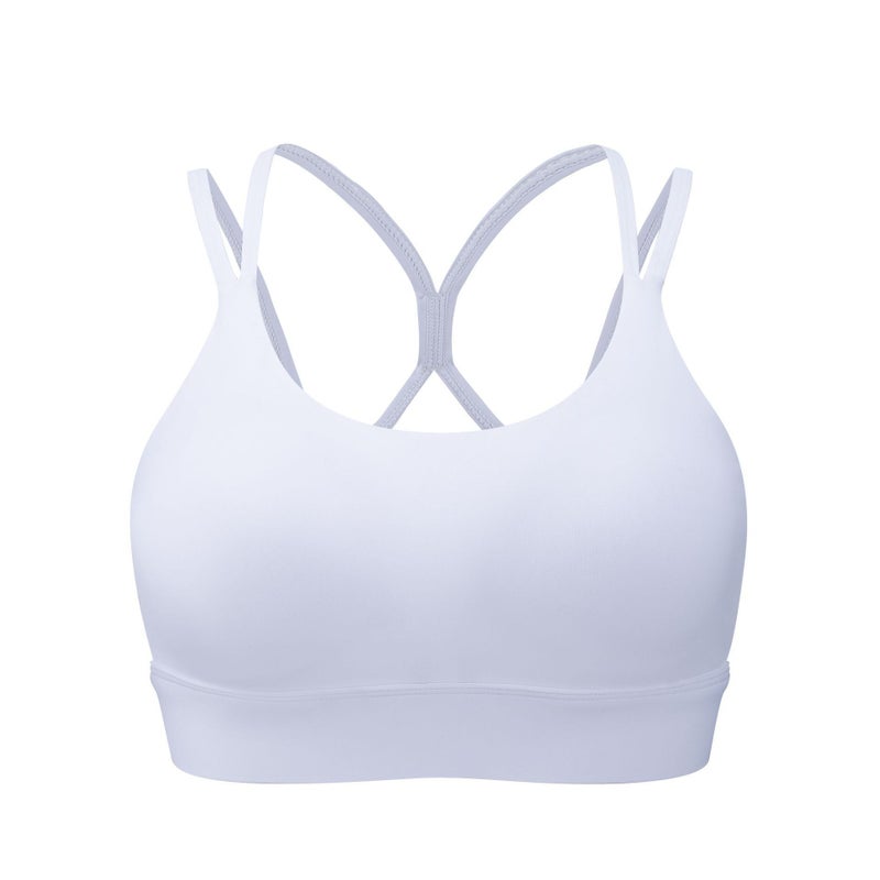 Summer Cross Beautiful Back Double Shoulder Strap Sports Bra High Strength One-Piece Shockproof Sling Yoga Sports Underwear For Women - Image 1