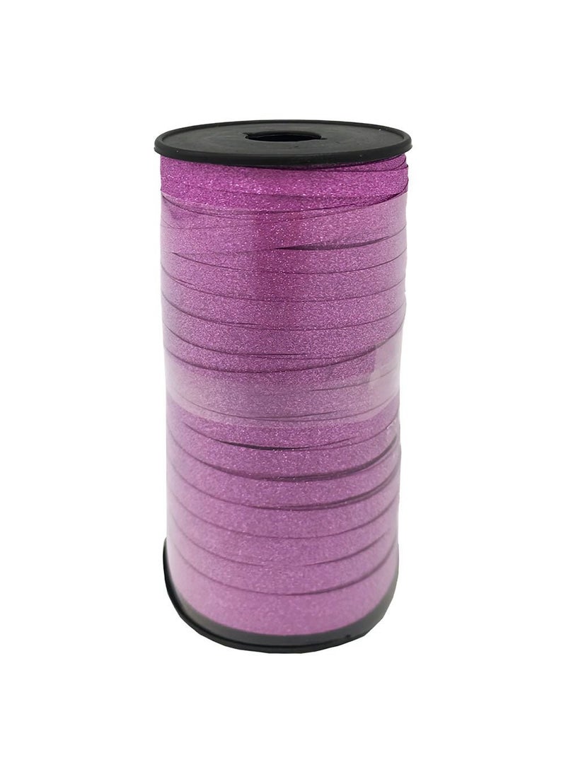 Glitter Gift Ribbon Pink Plastic 0.5cm 920cm