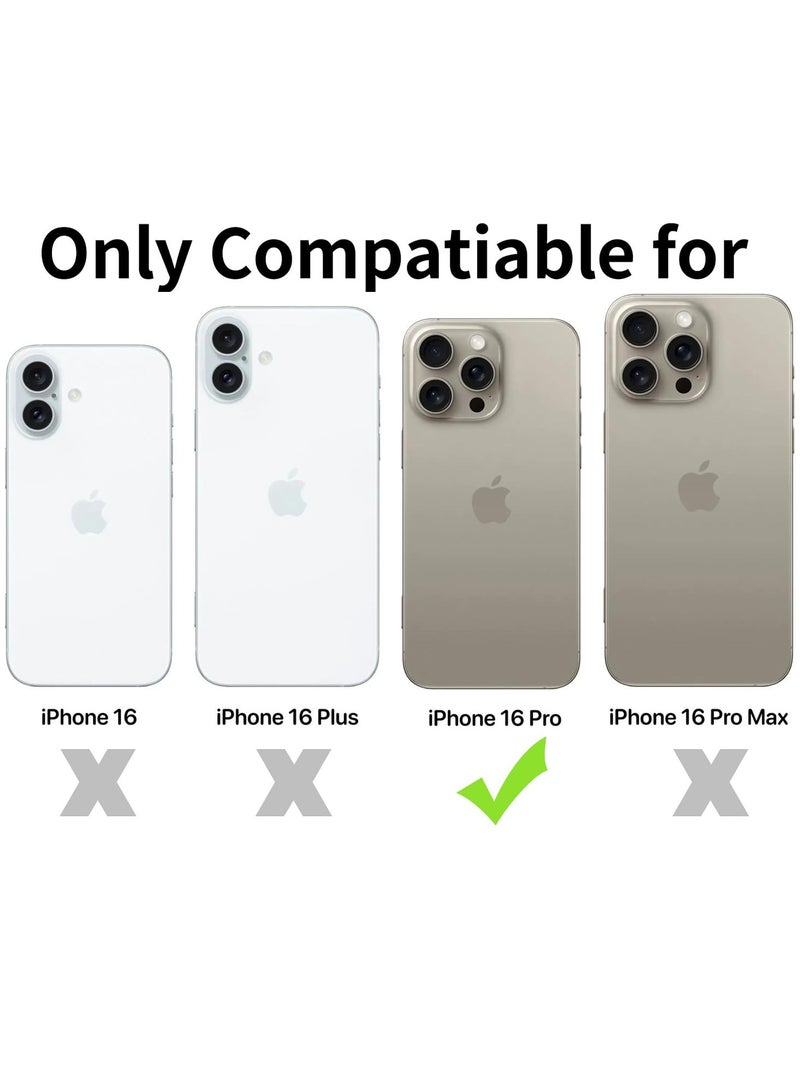 BORTONY iPhone 16 Pro Cover 6.3 inch Crytsal Clear TPU Anti Scratch Slim Thin iPhone 16 Pro Case Shockproof Protective Case for iPhone 16 Pro - Image 2