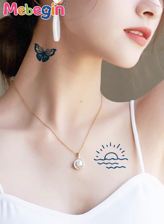 MEBEGIN 8 Sheets Temporary Tattoos Stickers for Kids, Waterproof Long-lasting Tattoos, High-quality Face and Body Stickers with Attractive Design, Easy to Use and Remove, Versatile Party Decoration - Image 4