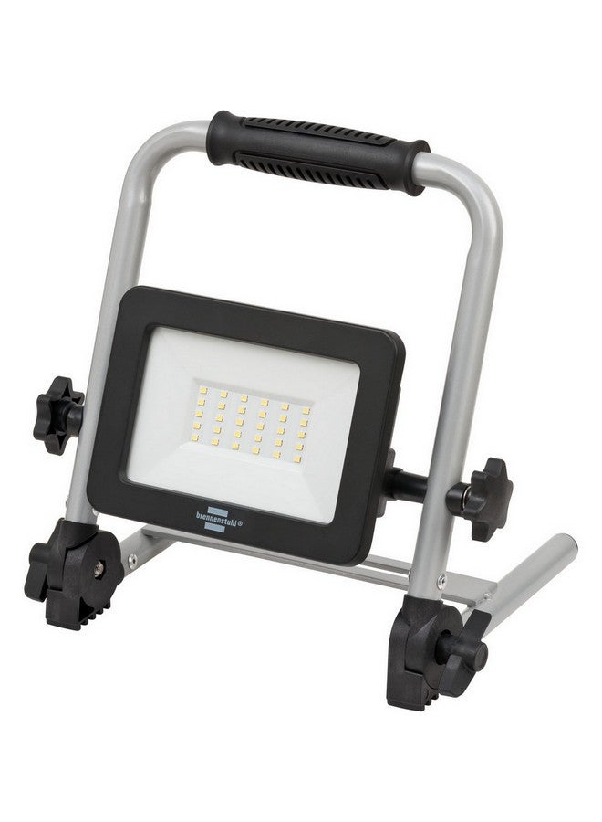 Brennenstuhl 20W IP54 Mobile LED Rechargeable Jobsite Spot Light Silver and Black 26 x 25.2 x 7 cm 1171960205 - Image 1