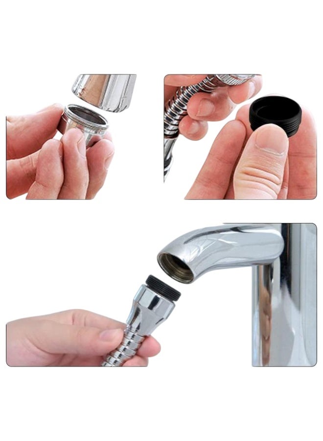 360° Flexible Faucet Sprayer - 2 Spray Settings - Image 3