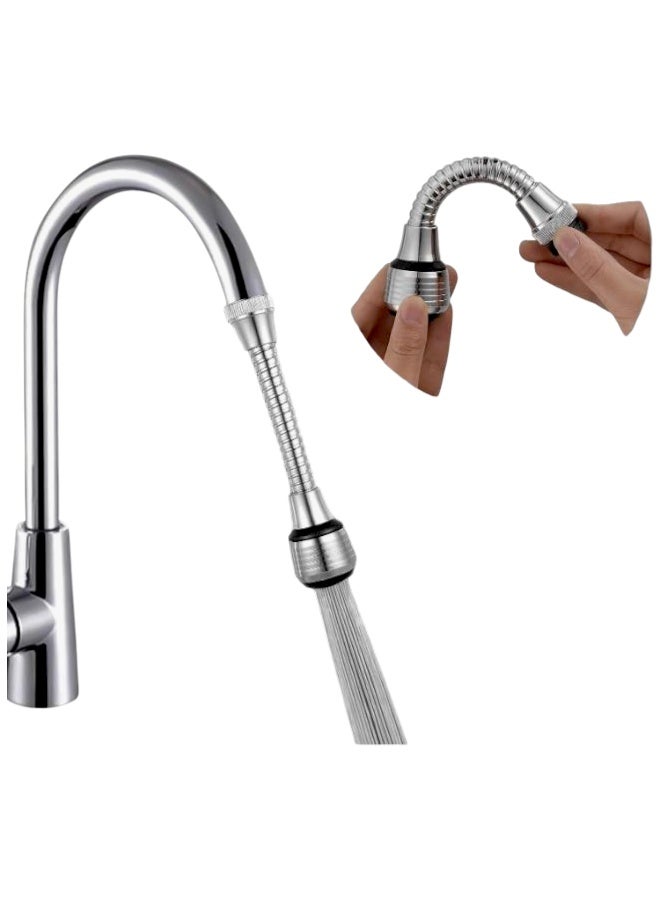 360° Flexible Faucet Sprayer - 2 Spray Settings - Image 2