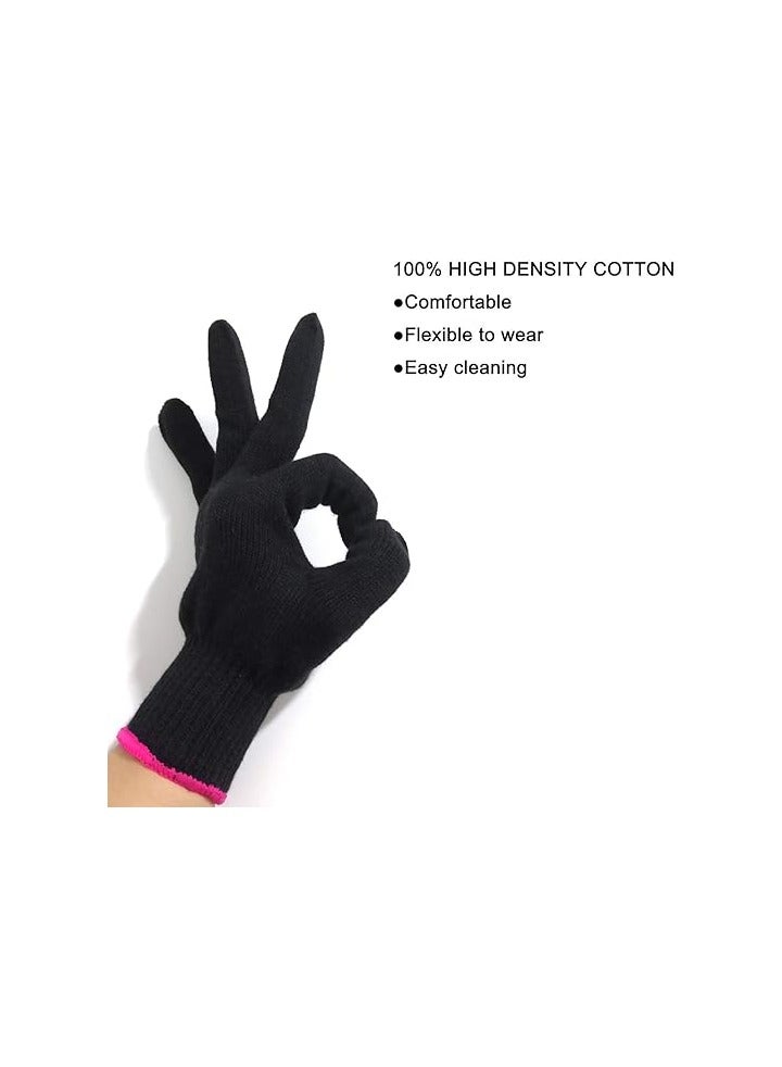 KHAJUL 2 PCS Heat Resistant Gloves, Professional Hair Styling, High Temperature Protection - Image 4