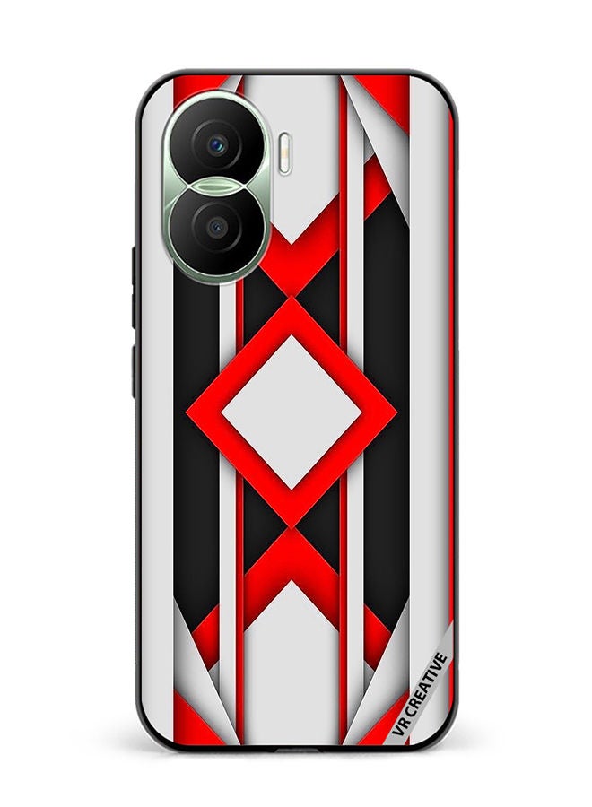 VR CREATIVE Protective Case Cover For Honor Play7T Pro Abstract Design Multicolour - Image 1