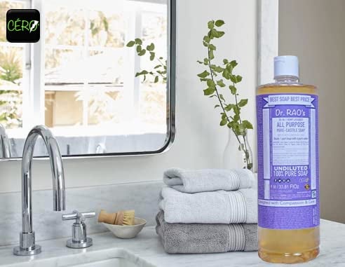 CERO Dr Raos Laveder Perfumed all Purpose Pure Castile Soap Perfect for DIY Projects 1000 ml - Image 3