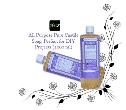 CERO Dr Raos Laveder Perfumed all Purpose Pure Castile Soap Perfect for DIY Projects 1000 ml - Image 2