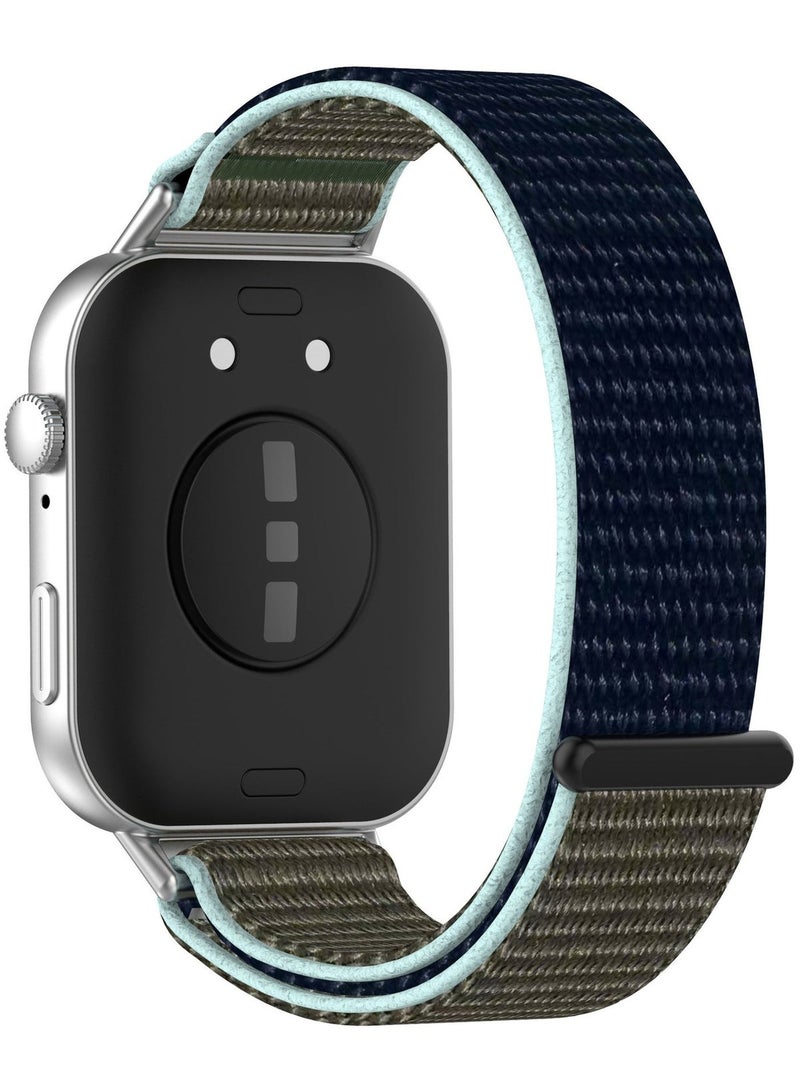 Youque Nylon Watchband Replacement Bracelet for Huawei Watch Fit 3/Fit 4/Fit 4 Pro Black - Image 5