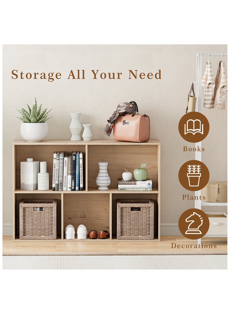 Chogori Wooden Cube Storage Organizer with Closed Back Panel, 11in Cube Shelf Opening, Bookshelf, Display Shelf,Closet Cabinet for Home and Office - Image 3