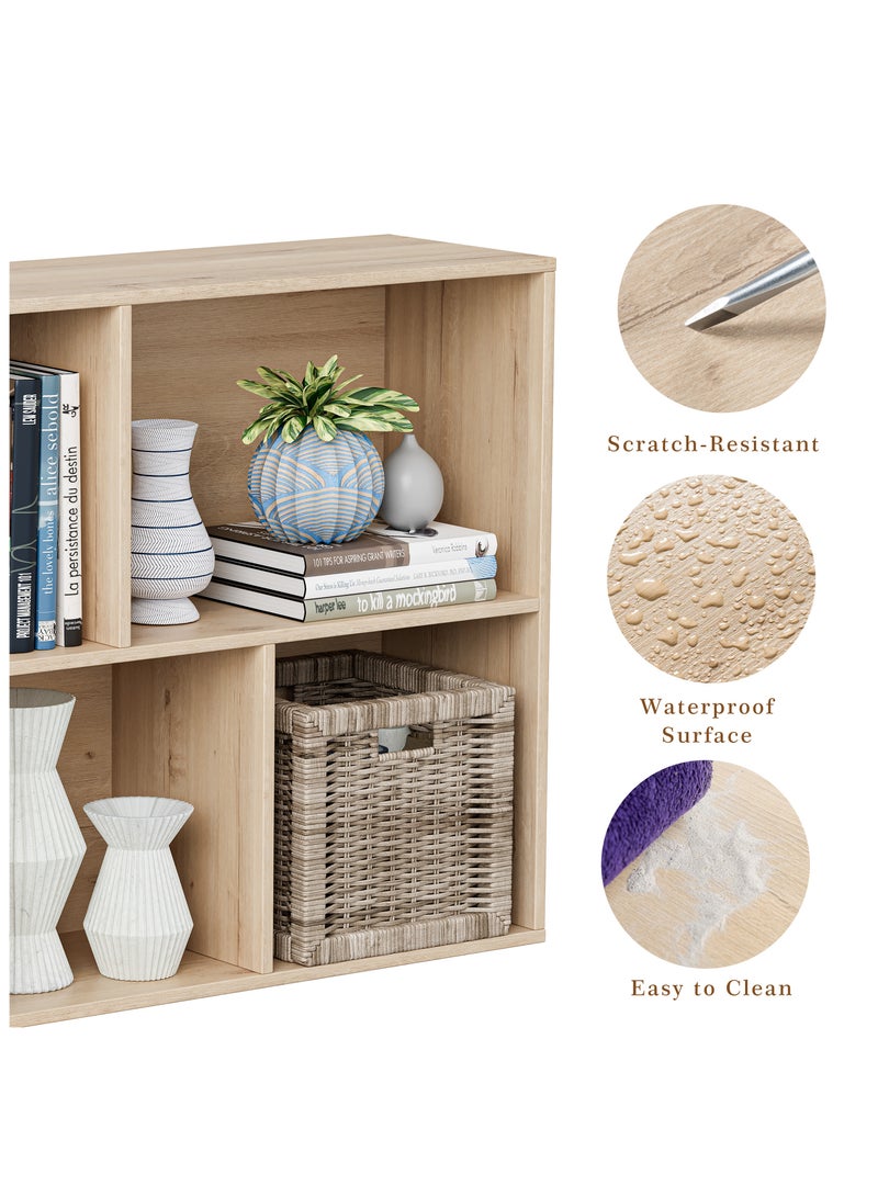 Chogori Wooden Cube Storage Organizer with Closed Back Panel, 11in Cube Shelf Opening, Bookshelf, Display Shelf,Closet Cabinet for Home and Office - Image 4