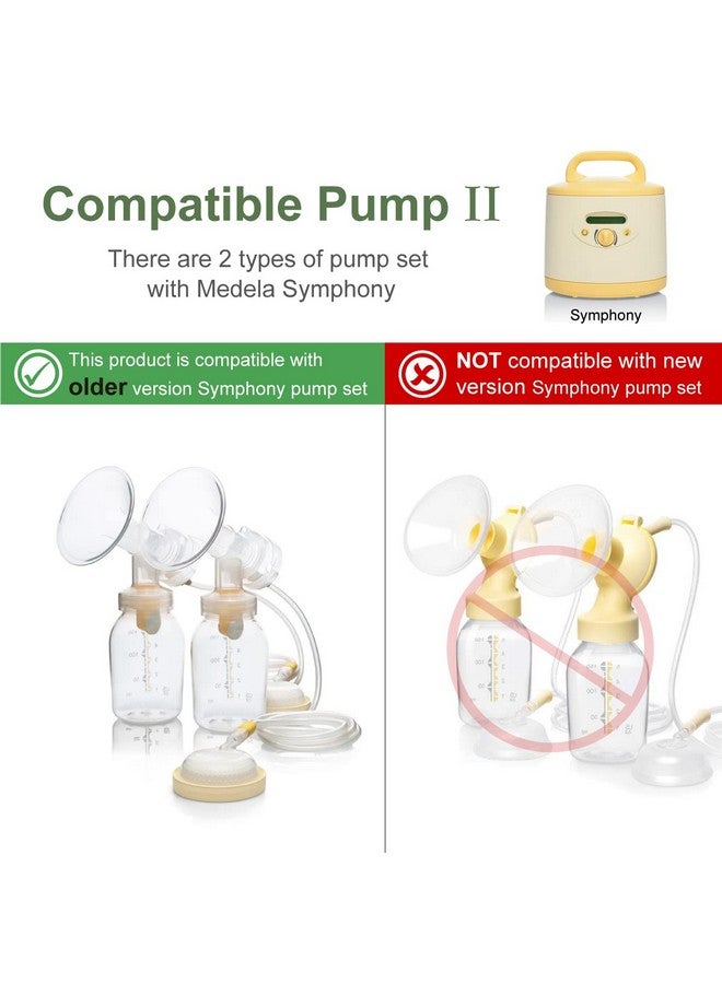 Maymom Myfit Flange Set Twopiece Breast Shield (21Mm Small) Connector Valve Membrane Compatible With Medela Breast Pumps (Pump In Style Advanced Lactina Symphony) Not Original Medela Pump Parts - Image 4