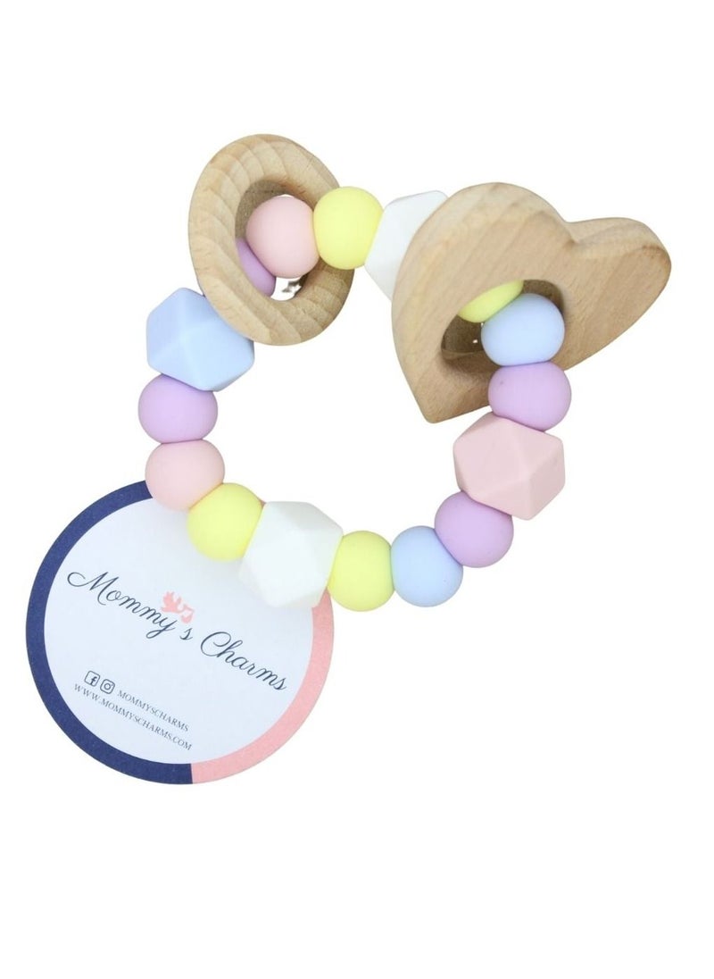 Mommy's Charms Silicone Ring Rattle  - Image 4