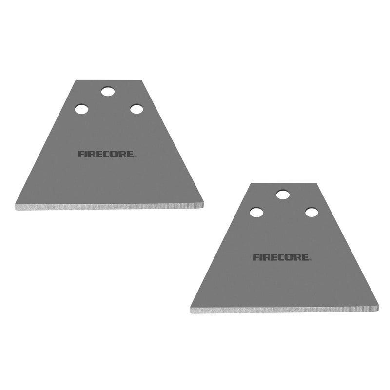 Firecore 2Pcs SDS Plus Floor Scraper Replacement Blades for Firecore 5" x 11" SDS Plus Floor Scraper FS22510 - Image 1
