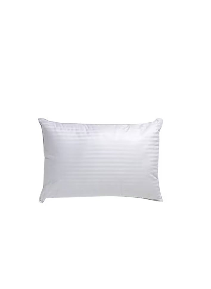 Regency Cotton Sateen Stripe Pillow Cotton Blend, White 50 X 75Centimeter