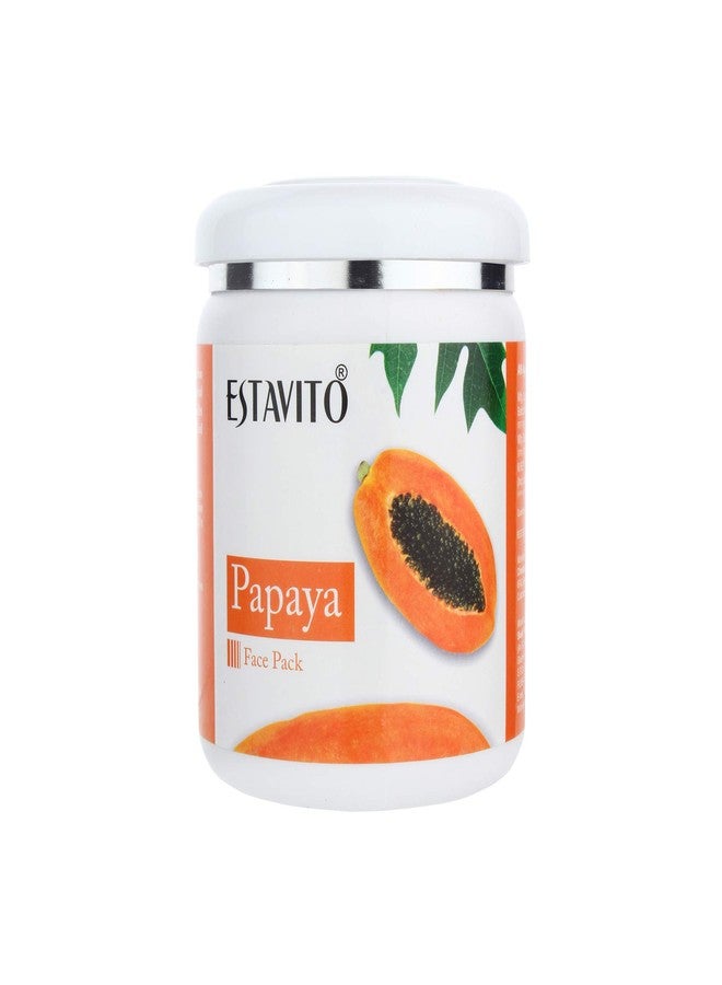 ESTAVITO Papaya Face Pack 500gm |Anti Blemish| Depigmentation face pack| Get rid of Pigmentation, Scars, Blemishes and sun tan| FOR ALL SKIN TYPES