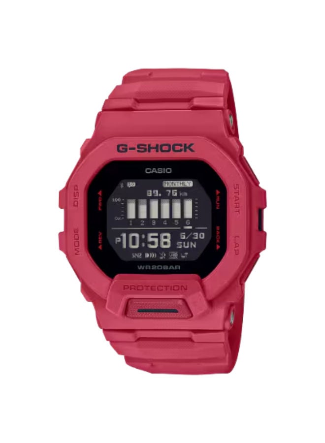 CASIO G_Shock Resin Digital Wrist Watch GBD-200RD-4DR - Image 1