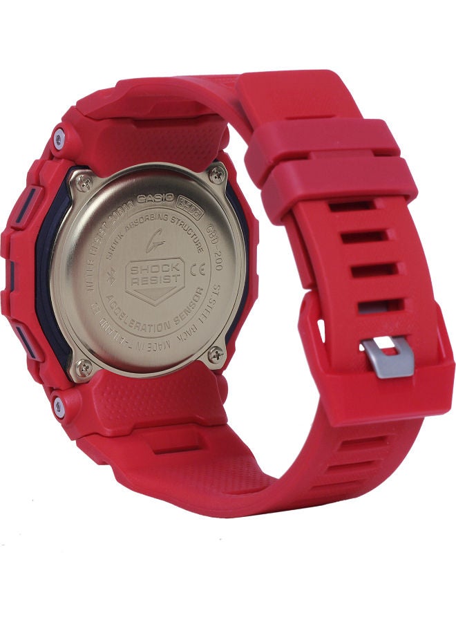 CASIO G_Shock Resin Digital Wrist Watch GBD-200RD-4DR - Image 2