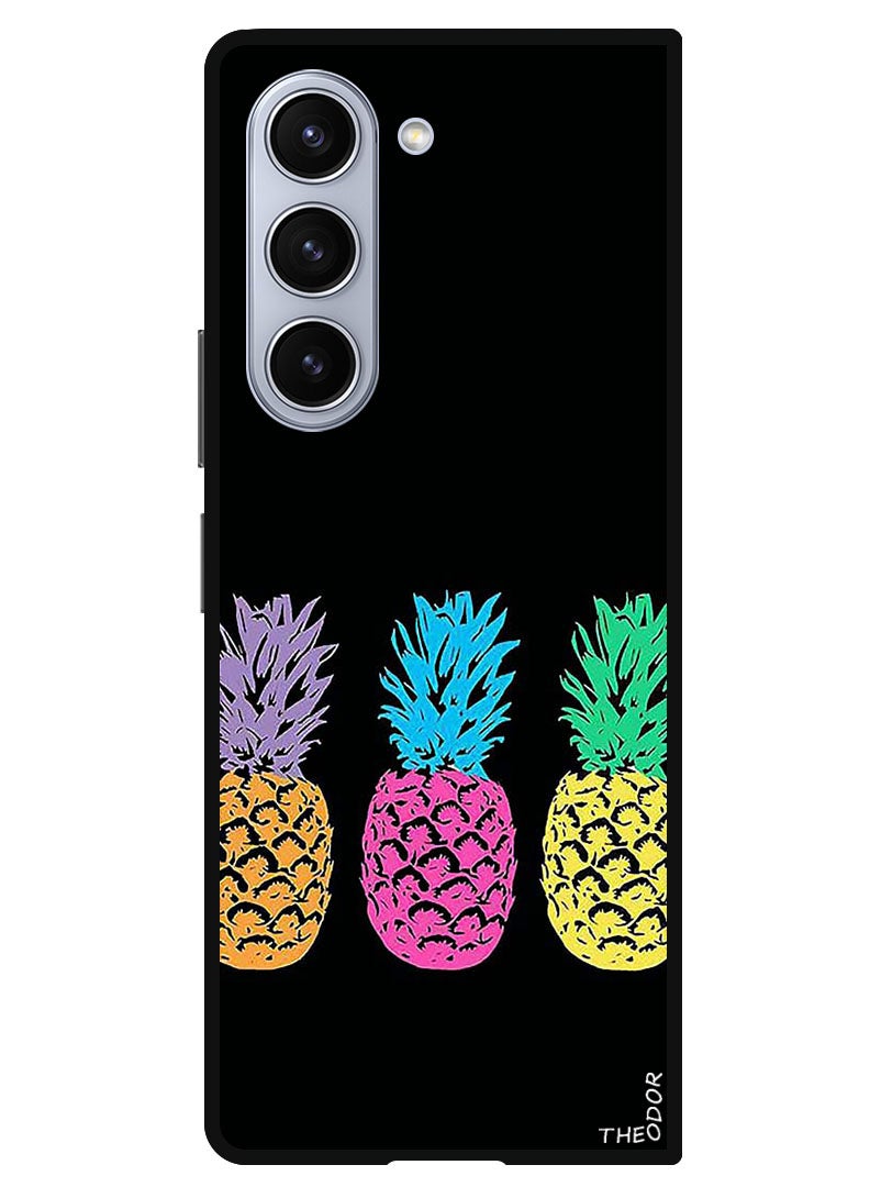 Theodor Protective Case Anti Scratch Shock Proof Bumper Cover For Samsung Galaxy Z Fold 6 Pineapples 1 - Image 1
