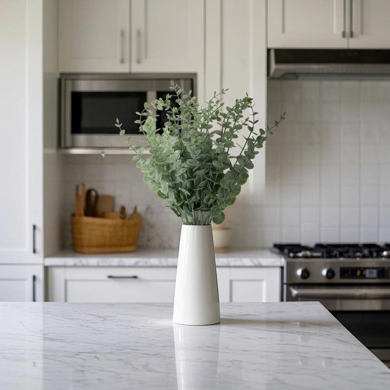 LYRWI 38pcs Eucalyptus Stems Artificial Eucalyptus Leaves Fake Greenery Branches Fake Flowers for Wedding Centerpiece Spring Easter Farmhouse Home Decoration - Image 2