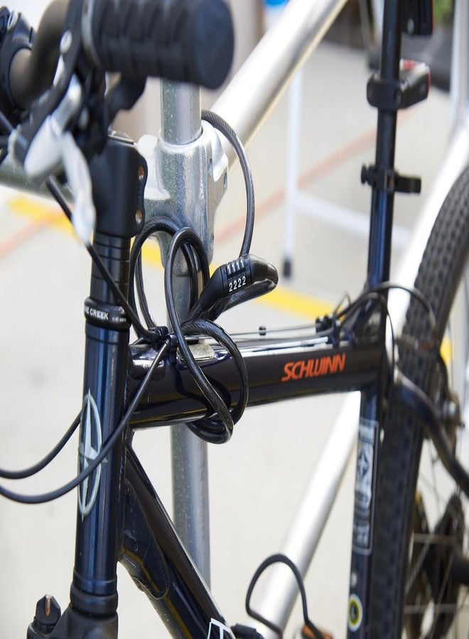 BRINKS 5 Ft Bike Lock Cable with Preset Combination, Vinyl Covered Bike Lock Combination Cable for Outdoor Use - Image 4