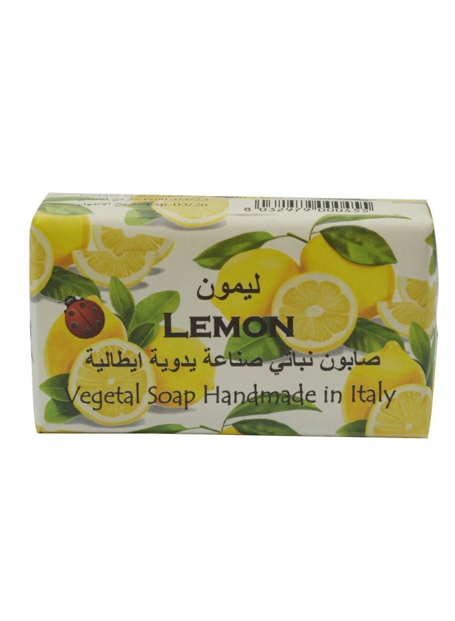 Alchimia Vegetal Soap Lemon 100G | Refreshing Italian Soap with Energizing Citrus Fragrance |Maintaining the skin’s natural balance |Premium skincare experience | Suitable for all skin types - Image 1