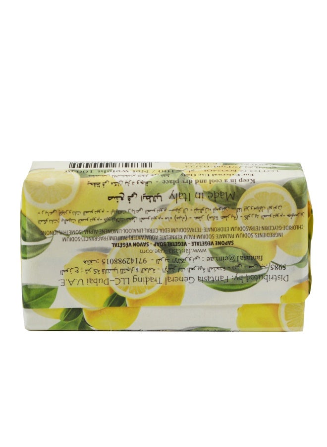 Alchimia Vegetal Soap Lemon 100G | Refreshing Italian Soap with Energizing Citrus Fragrance |Maintaining the skin’s natural balance |Premium skincare experience | Suitable for all skin types - Image 2