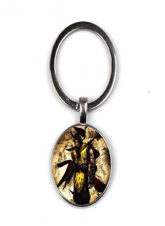 Arrival Mortal Kombat Keychain Handmade Glass Dome Scorpion Sub Zero Jewelry Steampunk Keychain