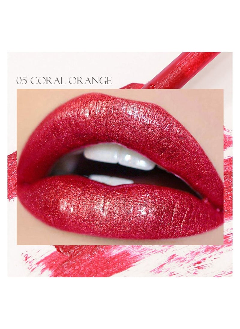 DEROL Liquid Lipsticks Diamond High Shine Makeup For Women Velvet Long Lasting Waterproof Highly Pigmented Colour Quick-Drying, Smudge-Proof, Nourishes, Conditions,Ultra Soft Moisturizer  - Image 2