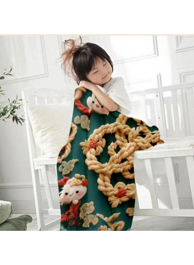 general Children's or student cartoon flannel thin blanket (warm and comfortable, suitable for sleep, games) 100cm*150cm - 428 - Image 3