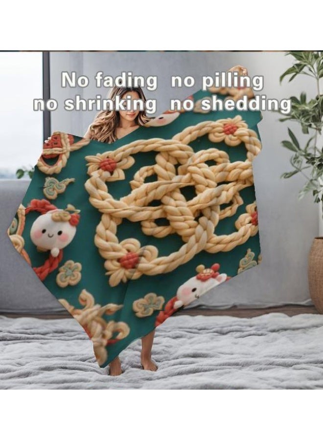 general Children's or student cartoon flannel thin blanket (warm and comfortable, suitable for sleep, games) 100cm*150cm - 428 - Image 1