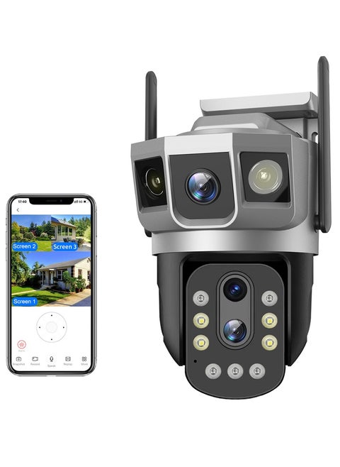 Rubo Safe Live WIFI Security Indoor Cam. 4MP Resolution Security Camera with 360° PTZ, Plug-in Security Indoor Camera with 2.4G Wi-Fi, Human/Motion AI, Night Vision, AI Tracking.