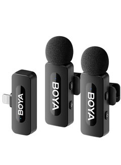 BOYA BY-V2 Ultracompact Wireless Microphone System for iOS Devices (2.4 GHz) - Black - pzsku/ZF95A39A11FDB652774F9Z/45/_/1740675708/9a273647-bf25-418b-a3e6-5bb69061e18b