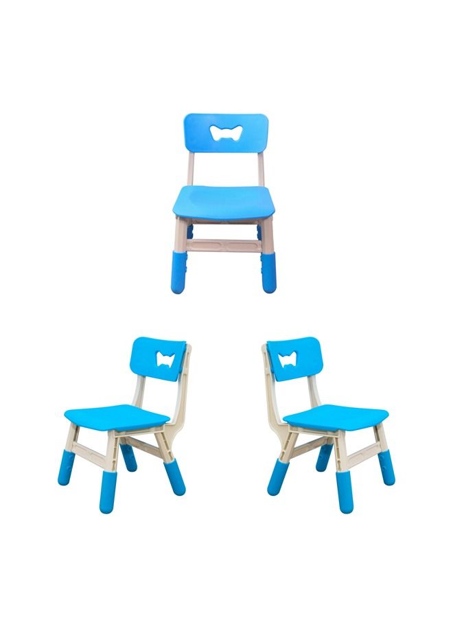 JSAITOYS 3-Piece Educational Building Block Desk And Chair Intellect Learning Toys Table  - Image 4