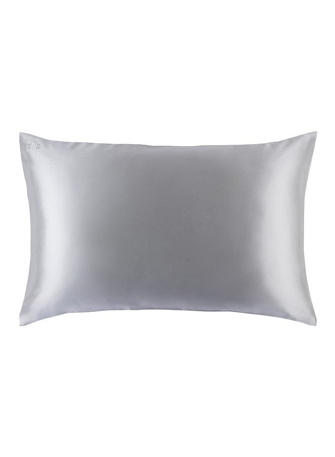 SLIP slip The Original Queen Silk Pillow Cases - 100% Pure 22 Momme Mulberry Silk Pillowcase for Hair and Skin - Queen Standard Size- Anti-Aging, Anti-BedHead, Anti-Sleep Crease, Silver (20" x 30")  - Image 4