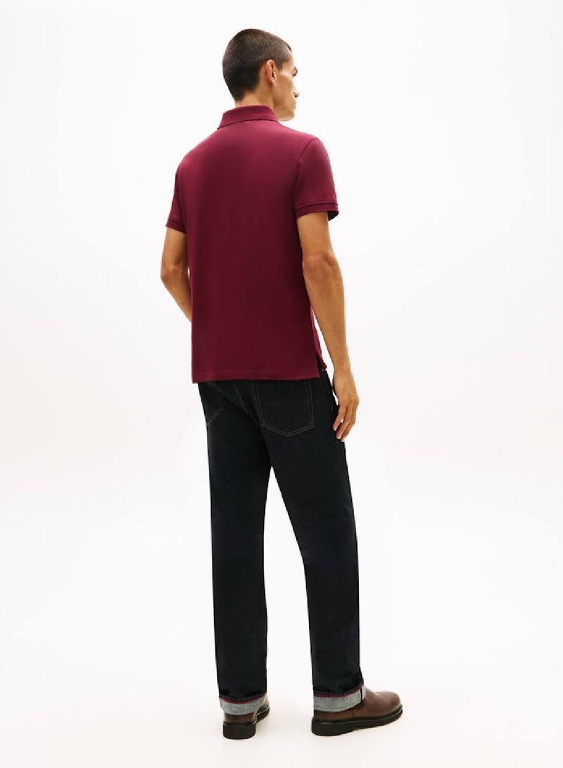 TOMMY HILFIGER 1985 Slim Fit Pique Polo Shirt - Image 3