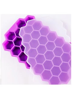 Honeycomb Silicone Flexible Ice Cube Tray with Lid, 37 Holes, Flexible and Soft Suitable for Beverage Fridge Freezer for Making Small Ice Cubes - Mauve - pzsku/ZF95A5402B51487B3504BZ/45/_/1735756836/e43dfa67-648f-48f4-94d1-1480b67e32c6