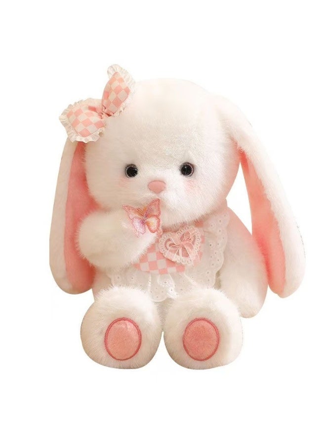 SISGL Snuggle Bow Bunny Plush Toy Super Soft Stuffed Animal For Gifts Birthday Wedding Party Favors Soft And Cuddly Companion For Kids And Collectors - Image 2