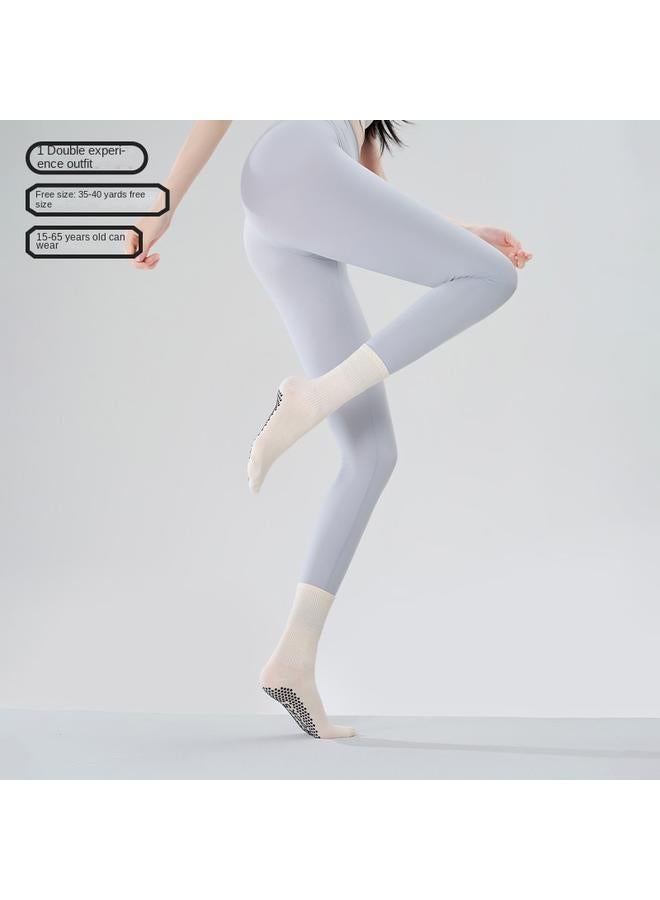 Bluejw Indoor Yoga Socks Non-slip Professional Women's 2024 New Pressure Sports Boat Socks Autumn And Winter Fitness Pilates Socks - Image 1