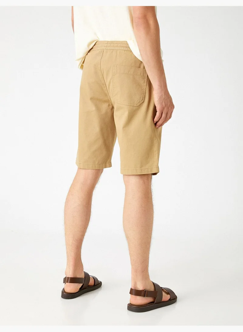 KOTON Drawstring Shorts Cotton