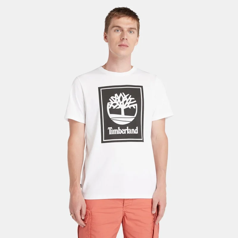 Timberland Men's Stack Logo T-Shirt