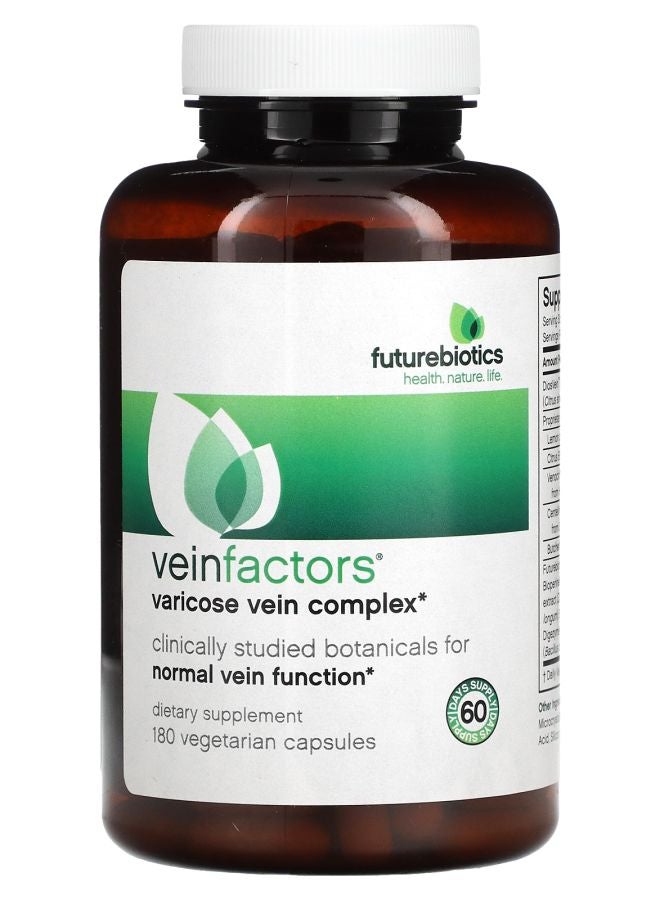 Futurebiotics VeinFactors Varicose Vein Complex 180 Vegetarian Capsules