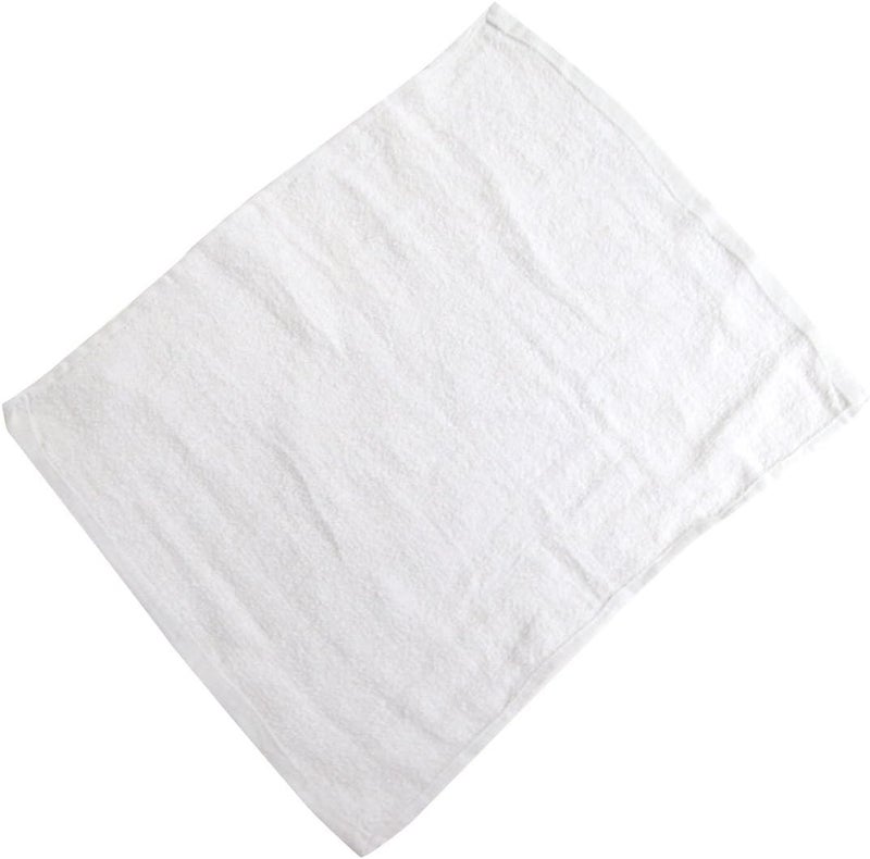 Trimaco Trimaco SuperTuff Bag White Terry Towels 14inch x 17inch 12 count - Image 1