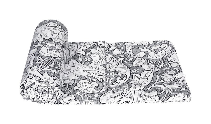 la' amour Super Premium Quilt Cover Double Bed with Zipper Blanket Cover/rajai Cover/Comforter Cover/Duvet Cover King Size Soft Cotton Breathable Skin Friendly Stuff 90x100 Inches, Color- Grey White - Image 4
