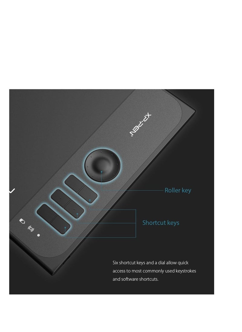 XP-PEN - Star06 Wireless 2.4G Graphics Drawing Tablet Digital tablet Painting Board with 6 Hot keys - Image 1