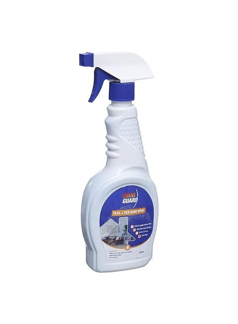 Omni Guard eliminates mosquitoes, fleas, ticks, and larvae. Safe for cats and dogs, 500 ml