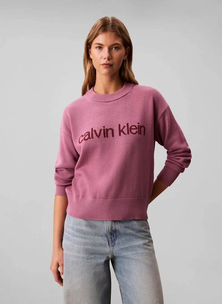 Calvin Klein Jeans Graphic Crew Neck Sweater